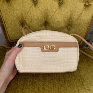 Vintage 90’s Etienne Aigner Woven Straw Small Shoulder Purse